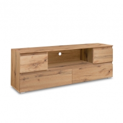 TV stolek se zásuvkami Picture, 160 cm, medový dub