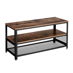 Tv stolek Stella I., 100 cm, hnědá / černá