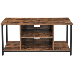 Tv stolek Stella II., 110 cm, hnědá / černá