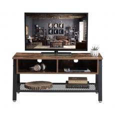 Tv stolek Stella III., 100 cm, hnědá / černá - 1