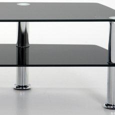 TV stolek Trapez s 2 policemi, 120 cm - 2