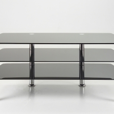 TV stolek Trapez s 3 policemi, 120 cm - 1