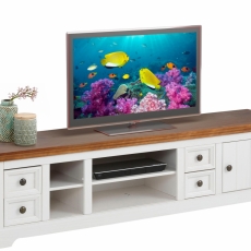 Tv stolík Alia, 180 cm, biela - 4