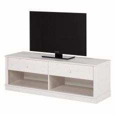 Tv stolík Anat, 136 cm, biela - 4