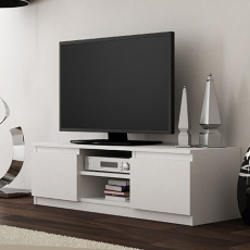 TV stolík Boner, 120 cm, biela - 2