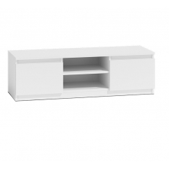 TV stolík Boner, 120 cm, biela