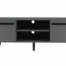 TV stolík Chantal, 140 cm, čierna / šedá - 3