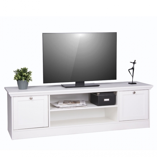 TV stolík Country s dvierkami a policou, 160 cm - 1