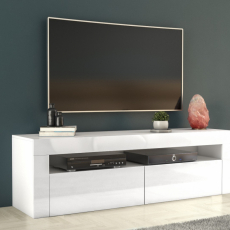 TV stolík Deko, 160 cm, biela lesk - 2