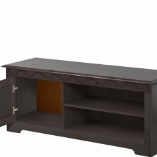 Tv stolík Londa, 125 cm, tmavohnedá - 2