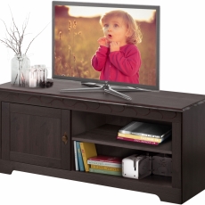 Tv stolík Londa, 125 cm, tmavohnedá - 1
