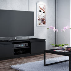 TV stolík Malwa, 120 cm, čierna - 2
