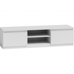 TV stolík Malwa, 140 cm, biela
