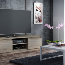 TV stolík Malwa, 140 cm, dub sonoma - 2