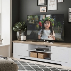 TV stolík Nana, 160 cm, biela - 1