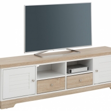 Tv stolík Ramo, 160 cm, biela - 4