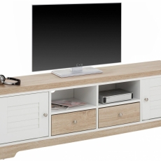 Tv stolík Ramo, 160 cm, biela - 5