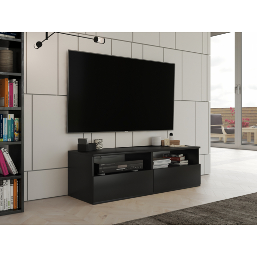 TV stolík Rumba, 120 cm, čierna - 1
