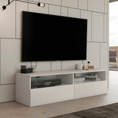 TV stolík Rumba, 140 cm, biela - 3