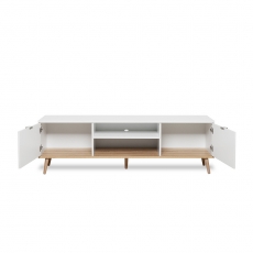 TV stolík s dverami a policou Houston, 160 cm - 4