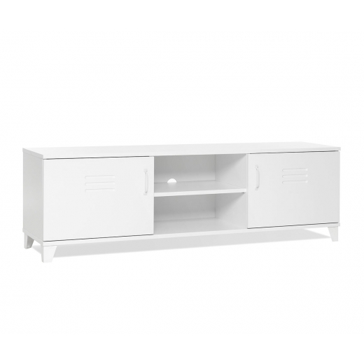 TV stolík s dverami a policou Industry, 160 cm - 1