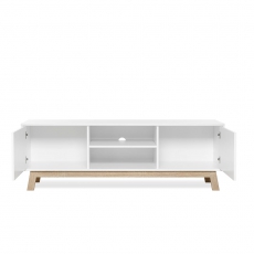 TV stolík s dverami a policou Side, 150 cm - 2