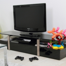 TV stolík so sklenenou doskou Longy - 6