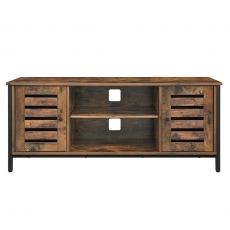 TV stolík Stella, 110 cm, hnedá/čierna - 7
