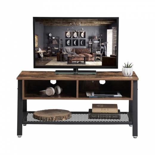TV stolík Stella III., 100 cm, hnedá/čierna - 1