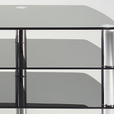 TV stolík Trapez s 3 policami, 120 cm - 2