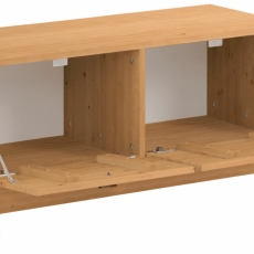 Úložná lavica Lous, 88 cm, prírodné drevo - 2