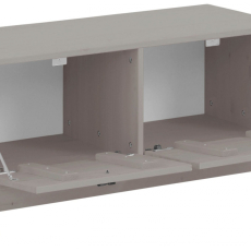 Úložná lavica Lous, 88 cm, šedá - 2