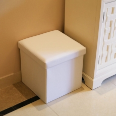 Úložný box Genys, 38 cm, biela - 4