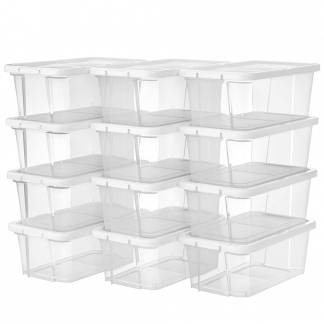 Úložný box Rose (súprava 12 ks), 35 cm, biela