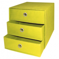 Úložný box so zásuvkami Beta 3 (SET 3 ks), 32 cm, zel. jablko - 2