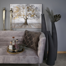 Váza Arno, 100 cm, tmavě šedá - 5