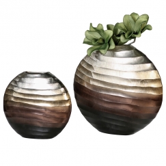 Váza hliníková Sunrise, 39 cm