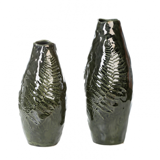 Váza keramická Kapradina, 37 cm - 1