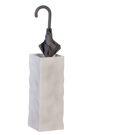 Váza keramická / stojan na dáždniky Move biela