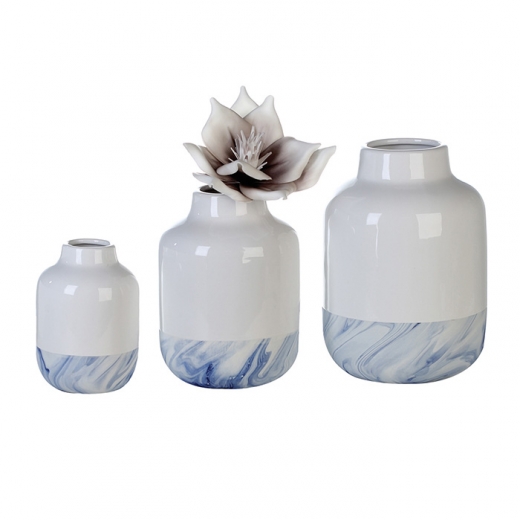 Váza porcelánová Blue, 21 cm - 1