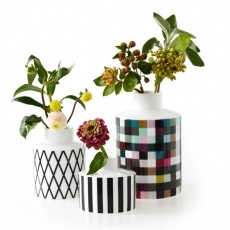 Váza porcelánová Stripes, 9 cm - 3