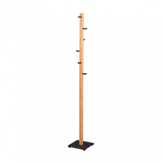 Věšák dřevěný Bari, 182 cm, divoký dub - 1