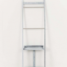 Věšák na ručníky Hokaido, 132 cm, šedá - 3