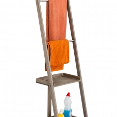 Věšák na ručníky Hokaido, 132 cm, světle hnědá - 1