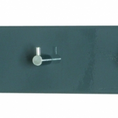 Vešiak na kľúče Shauen, 57 cm, chróm/sivá - 1