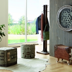 Vešiak Trident, 176 cm, antracitová - 5