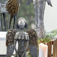 Vianočná dekorácia Angia, 113 cm, strieborná - 4