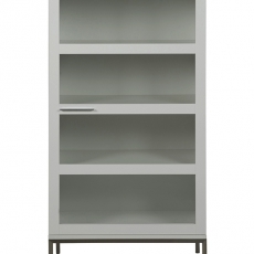 Vitrína / prosklenná skříň Civic, 70 cm, vysoký lesk - 2