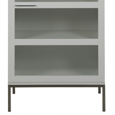 Vitrína / prosklenná skříň Civic, 70 cm, vysoký lesk - 3