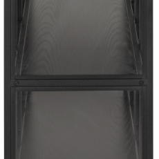 Vitrína Seaford, 152,4 cm, černá - 10